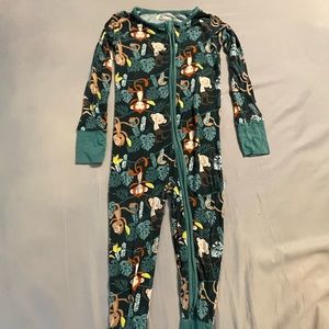 Little Sleepies Monkey Print